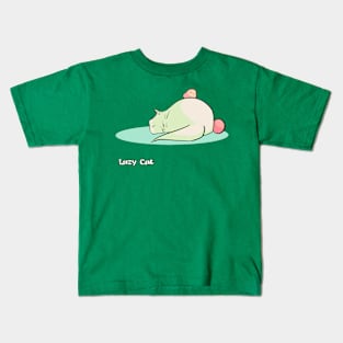 Lazy Cat Tranquility Kids T-Shirt